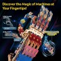 Cubic Fun - Joc Educativ STEM National Geographic puzzle 3D Mana Robotizata Cubic Fun - 4